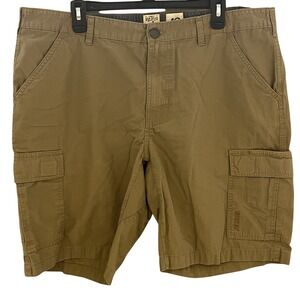 Red Head  Brand Co Men's Light Brown Cargo Carpenter Pockets Shorts Size 42